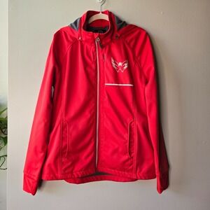 Washington Capitals NHL Red Hooded Jacket L/G By G-III Sports
